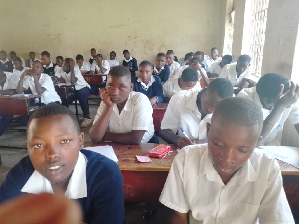 Students started their end of second term exams